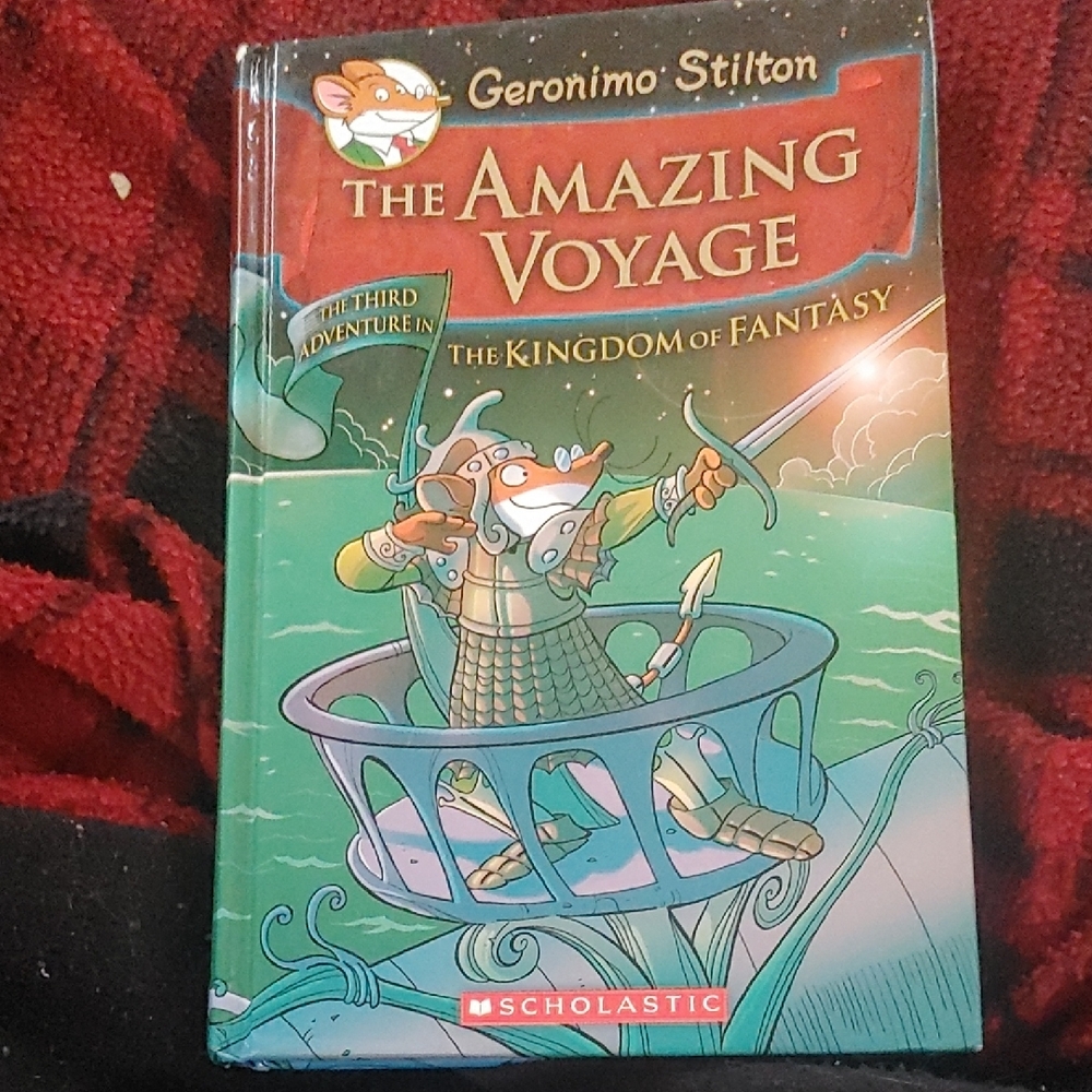 Scholastic Geronimo Stilton The Amazing Voyage - Green and Red Cover